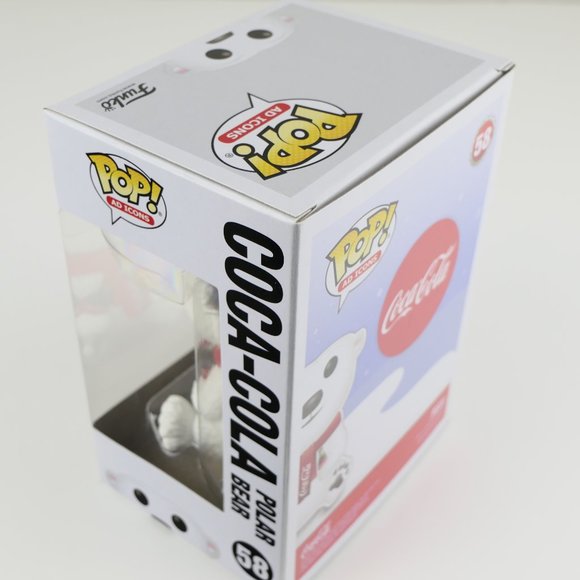 Funko Pop! Coca Cola Polar Bear #58 Vinyl Figurine Collectible - Picture 3 of 4